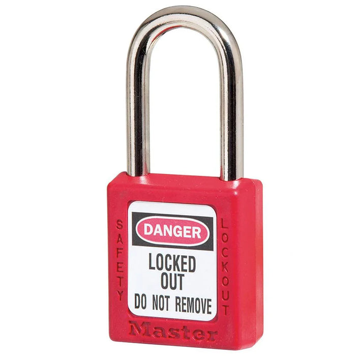 Master Lock Red Zenex Thermoplastic Safety Padlock