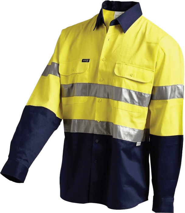 Workit Hi-Vis 2 Tone Regular Weight Taped Shirt 2002
