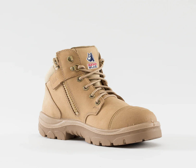 Steel Blue Parkes Zip: Scuff Cap 312658