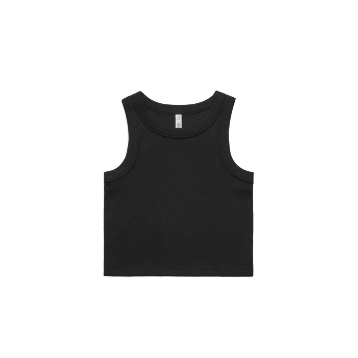 Womans Organic Rib Crop Tank