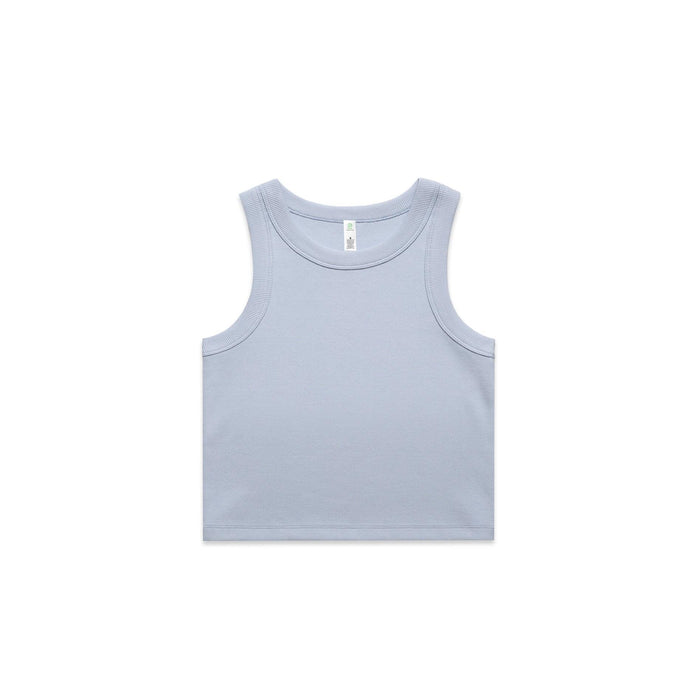 Womans Organic Rib Crop Tank