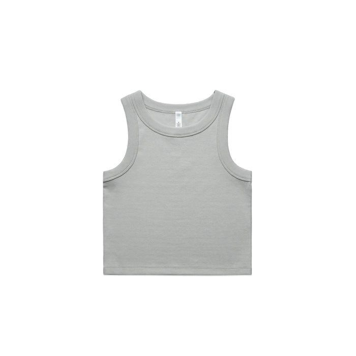Womans Organic Rib Crop Tank