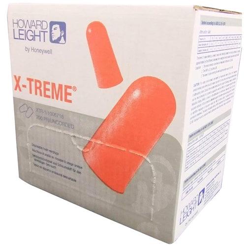 Howard Leight X-TREME™ XTR-1 Uncorded Earplugs – 26dB CL5 (Box of 200 Pairs)