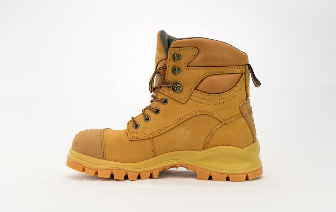 Blundstone 998 Lace up Safety Boot 150mm Bump Cap Wheat
