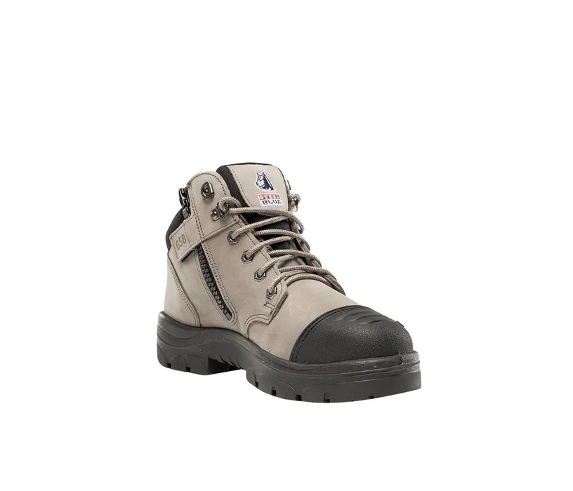 Steel Blue Parkes Zip: Scuff Cap 312658