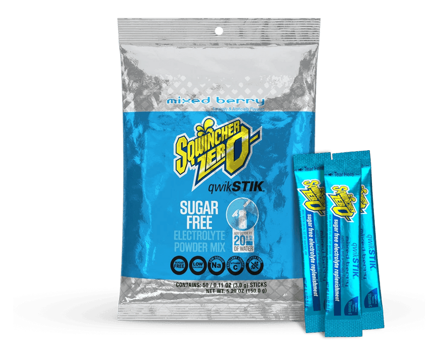 Qwik Stik® ZERO – Sugar Free Hydration Powder Packets