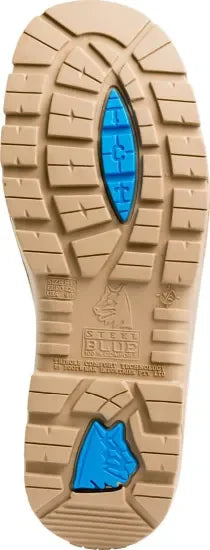 Steel Blue Parkes Zip: Scuff Cap 312658
